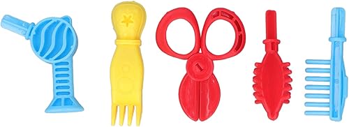 Miniatura 9 de RTLR Juego de herramientas de masa, regalo íntimo para peluquería, estimula la imaginación y la diversión para el jardín de infantes