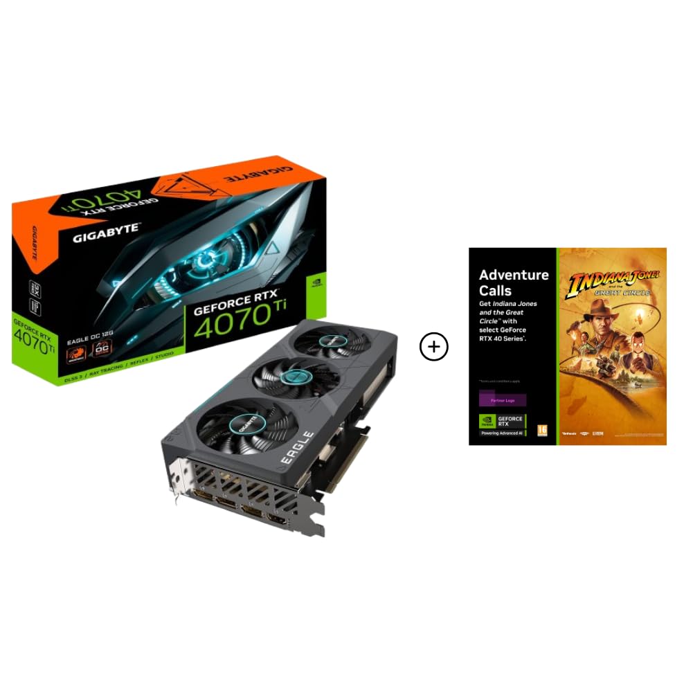 Amazon.com: Gigabyte GeForce RTX 4070 TI Eagle OC 12GB Graphics 