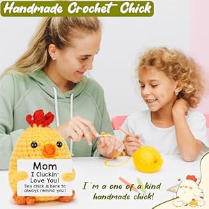 Funnychickenmomgiftsformothersdaybirthdayeasteriloveyougiftsformotherbonusnewmomstepmomhandmadecrochetanimalschickenbestpresentformamamotherinlawpresentfromdaughterson Urban Country Home Decor Funny chicken mom gifts for mothers day birthday easter i love you gifts for mother bonus new mom stepmom handmade crochet animals chicken best present for mama mother in law present from daughter son urban country home decor