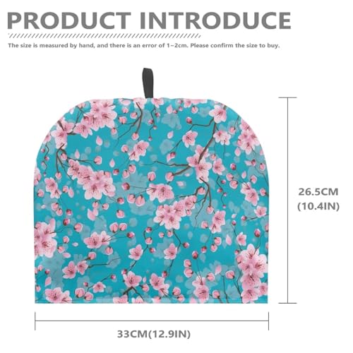 Image of Generic Hudotybom Cherry Blossom Tea Cozy for Teapot Insulated Large Teapot Cover to Keep Warm Tea Kettle Cover Machine Washable Coffee Pot Cloth Covers Kitchen Home Decorations, CZA49
