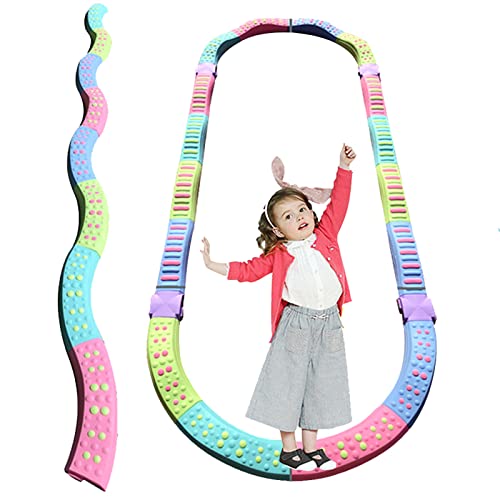 YYCMEW 平均台 室内 子ども バランスストーン バランスボード 子供用 体幹 トレーニング 安全 スポーツ アウトドア 屋内 幼稚園 バランス遊具 自由に組替可能 多色セット グッドデザイン受賞商品 遊びを通して運動能力とバランス感覚アップ 六歳以上