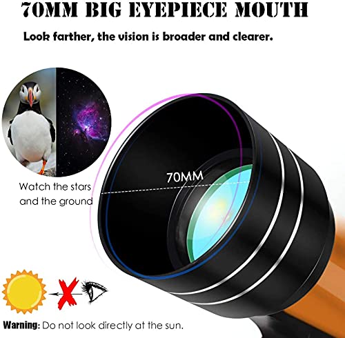 Telescopio Astronómico Refractor 70mm con Trípode para Niños miniatura 2