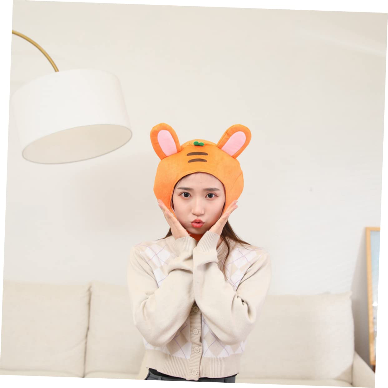 Abaodam 3piezas Sombrero De Peluche Con Orejas De Conejo Para y Fiesta De Pascua Accesorio De Disfraz Con Diseño De Adultos