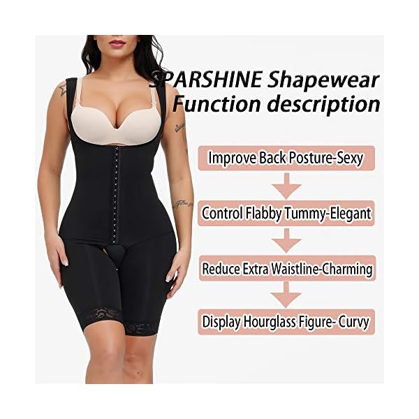 SPARSHINE-Shapewear-for-Women-Tummy-Control-Fajas-Colombianas-Body-Shaper-Open-Bust-Bodysuit-for-Women-Waist-Trainer SPARSHINE Fajas Colombianas Reductoras Moldeadoras Shapewear Body Shaper Tummy Control For Women