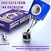 TDDJNN Professional 1207RL Tattoo Cartridge Needles 20Pcs #12 Standard Precision 7 Round Liner with Membrane Safety & Ergonomic Orange Rubber Grip Cartridges and Disposable for Beginners & Artists