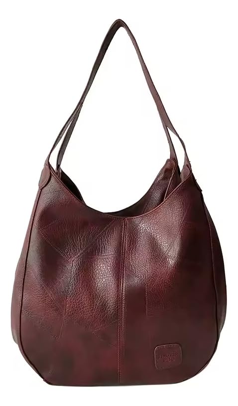 CHENXIAOHONG Bolsa Feminina de Ombro Grande em Couro PU, Bolsa Sacola Elegante e Leve para o Dia a Dia, Bolsa de Mão ou Tiracolo Estilo Tote para Faculdade (Terracota)