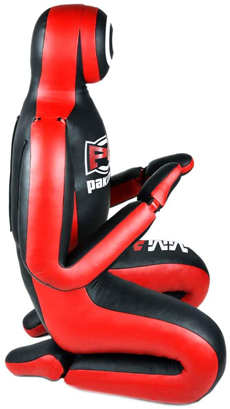 PakCan Leather Grapple Dummy for MMA, BJJ, Jiu Jitsu, Wrestling