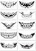 Tatouage Halloween, 10 Feuilles Tatouages Temporaires Halloween, Maquillage Halloween pour Visage, Horreur Réalistes Imperméable Tatouages Autocollants pour le Visage Halloween Cosplay Maquillage