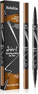 Lápiz para cejas, 2 en 1, impermeable, con 4 ...