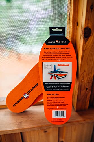 Plantillas para botas y zapatos ArcticShield Heat Retain, Naranja miniatura 4