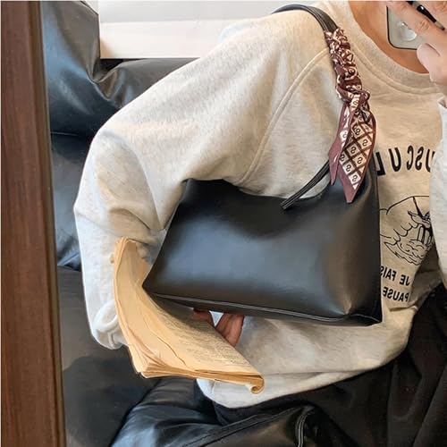 NEBIL Shoulder Bags for Women Trendy Leather Handbag,Small Clutch Hobo Bag Shoulder Purses With Zipper Closure4