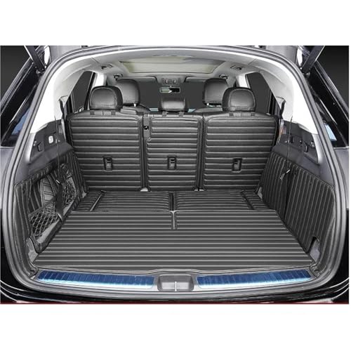 Tapis de coffre luxe Mercedes GLS X167 et GLE cuir premium style 3 accessoires AMG 7 places