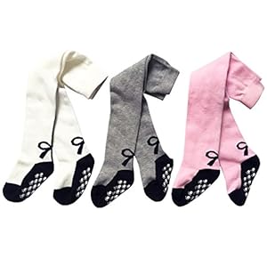 XPXGMT 3-pack Antislip Baby-meisjes Maillots Katoenen Legging voor Pasgeborenen Baby’s Van 0-3 jaar