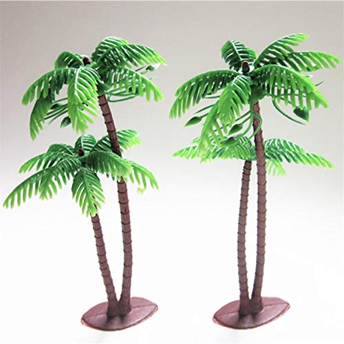 Janou Palm Tree Cake Toppers Tropical Coconuts Cake Decor For Birthday Wedding Summer Luau Party Favors Pack 18Pcs #TOP5
