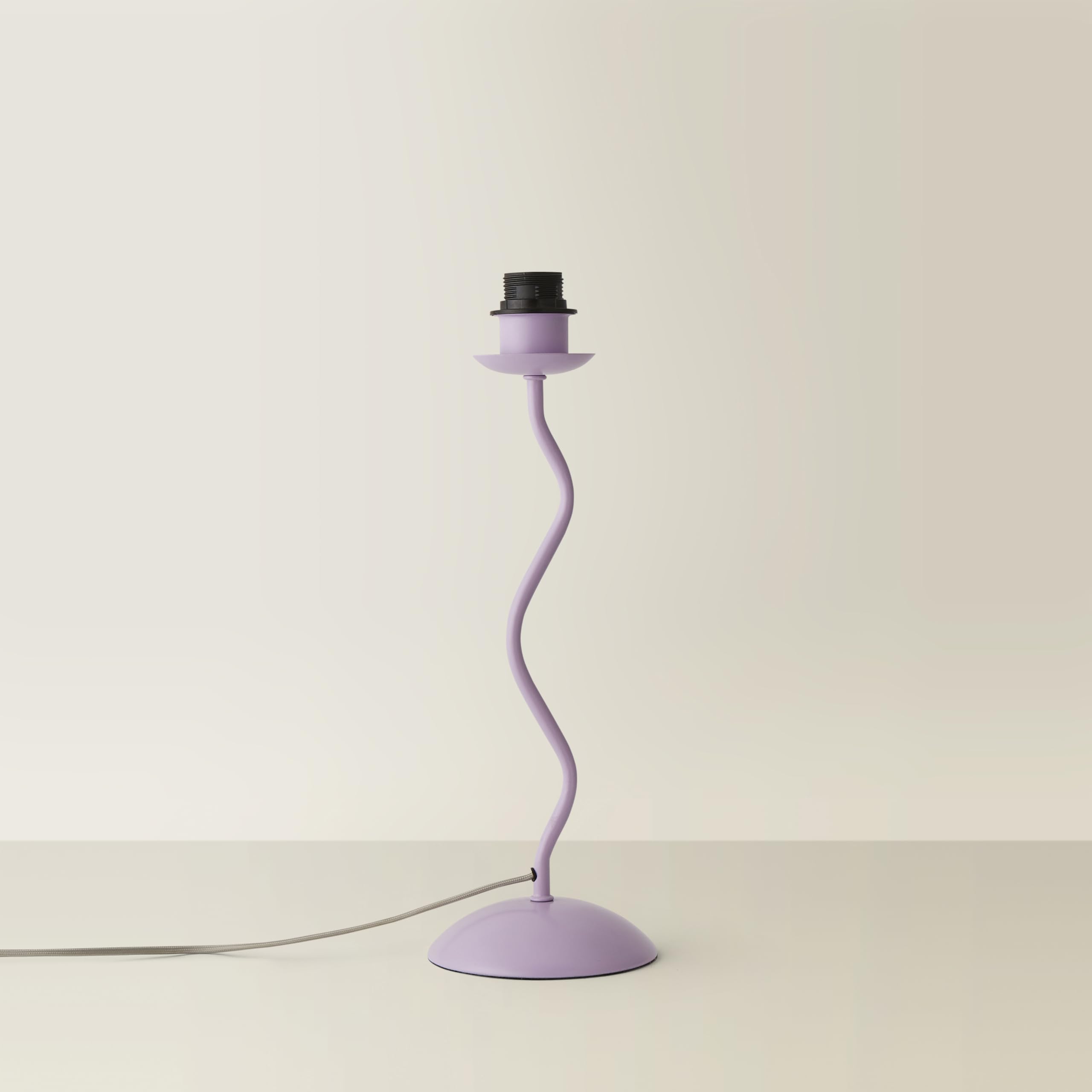 Valuelights Purple Base Only | Wiggle Pale Purple Metal Table Lamp Base | Table Lamps, Home Décor & Improvement Essential