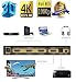 HDMI Switch 3 in 1 out, Koopman 4K@60Hz HDMI 2.0 Switcher Audio Extractor Splitter with Remote, Optical SPDIF, Analog RCA Stereo Audio Converter, Support ARC CEC HDCP2.2, 3D, Dolby TrueHD/DTS Audio