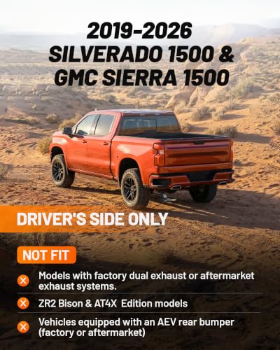 Image of WOLFBOX Truck Bed Step for 2019-2026 Chevy Silverado & GMC Sierra 1500