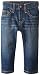 Wrangler Unisex Baby Five Pocket Styling W Stitching with Patch Denim Jean, Denim, 12 Months
