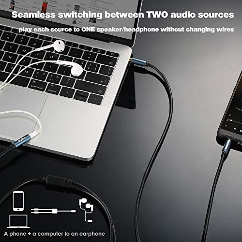 Adaptador de audio M352M35-240 MillSO cable conector jack para EE. UU. 3