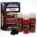 Leather Max Quick Blend Refinish and Repair Kit, Restore Couches, Recolor Furniture & Repair Car Seats, Jackets, Sofa, Boots / 3 Color Shades to Blend with/Leather Vinyl Bonded and More (Red Mix)