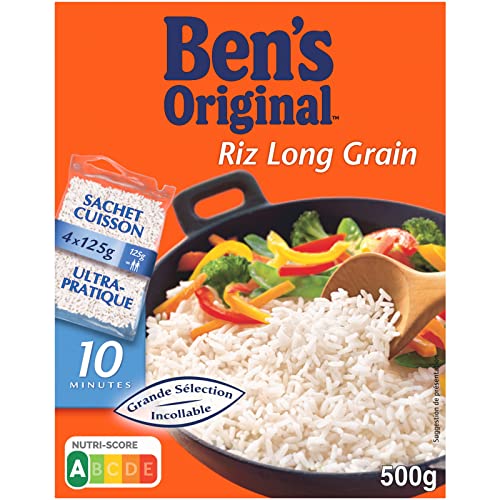 BEN'S ORIGINAL Riz Long Grain 10min 500g 4 sachet cuisson de 125g Cover
