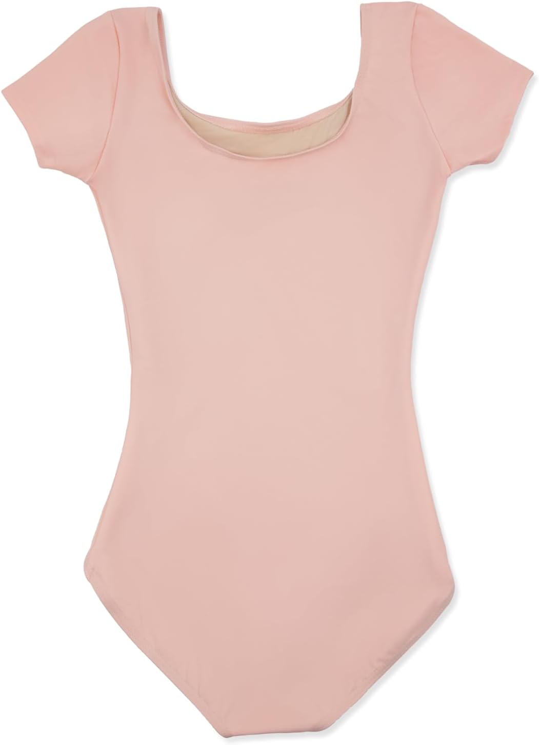 Capezio girls Team Basic Short Sleeve athletic leotards, Ballet Pink, Toddler 2T-4T US - Image 4