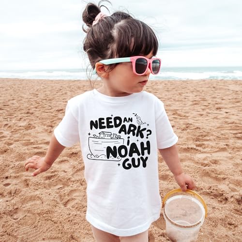 Noah's Ark Toddler Shirt - Need An Ark? I Noah Guy Saying Shirt - Cute Funny Christian Clothing - Religious Bible Story Sunday School Preschool T-Shirt - Natural Boho Toddler & Youth Graphic Tee4