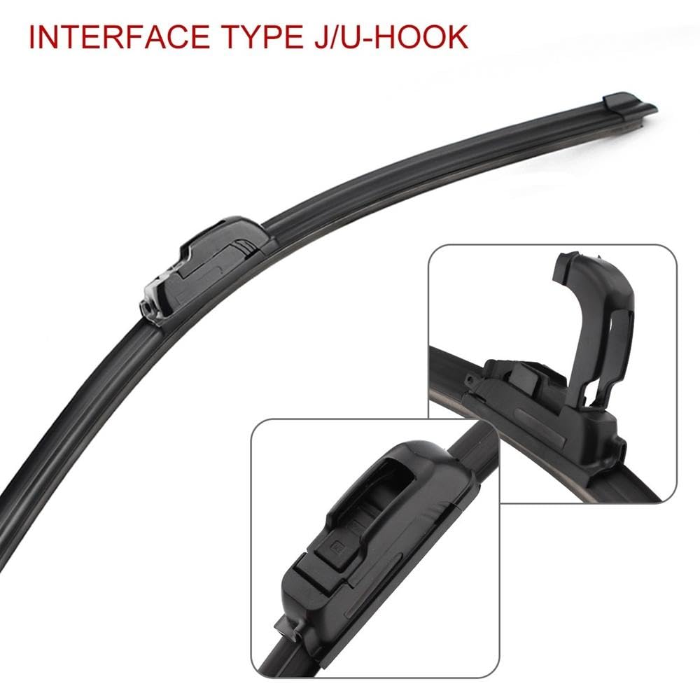 Limpiaparabrisas Coche Para Pilot MK3 Escobillas Limpiaparabrisas Traseras Delanteras Accesorios Cepillos Gancho En U 2016-2019 Limpieza Parabrisas