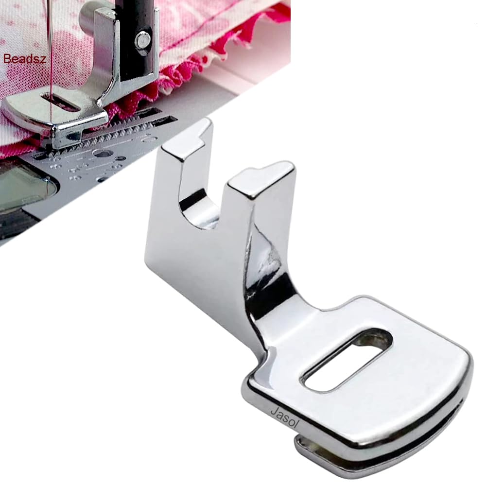 Jasol Usha Sewing Machine Janome Presser Foot Shirring Gathering Presser Foot for Usha, Singer, All Type of Automatic Sewing Machine, Pack 1-image-35
