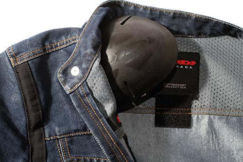 SPIDI - Giacca da Moto Denim Furious, Blu, M