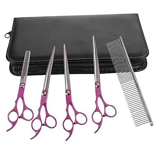 Levemolo 7.0 Pet Grooming Scissor Set Dog and Cat Hair Trimmer Multi-functional Scissor Kit