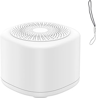 White Noise Machine Baby, White Noise Machine mit 20 Einschlafgeräuschen & Nachtlicht | Tragbare mit Speicherfunktion für Schlafmusik, Meeresrauschen und Brown Noise (USB-C)