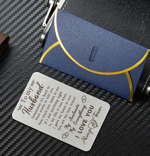 Valentines Day Gifts for Husband From Wife: I Love You Cards Gifts for Him - Wedding Anniversary Presents4