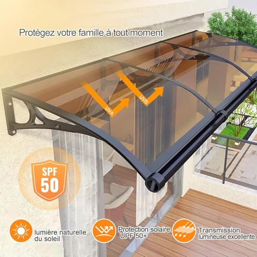 Toldo para patio y terraza de 60x240 cm moderno protector UV 3