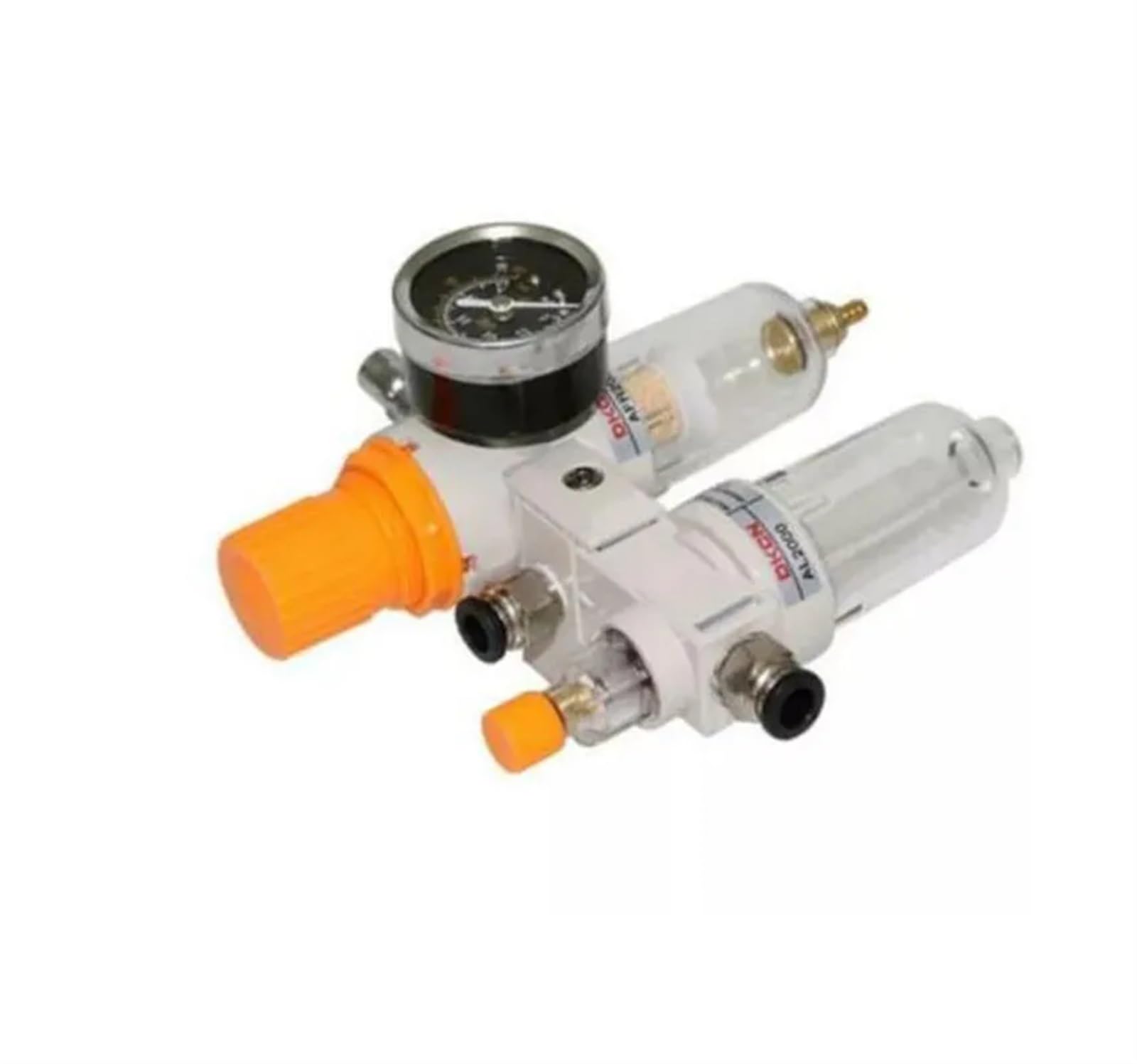 Regulador de filtro de compresor de aire, separador de agua y aceite, válvula Reguladora de filtro de trampa, medidor de presión de lubricador de drenaje automático, 1 ud.