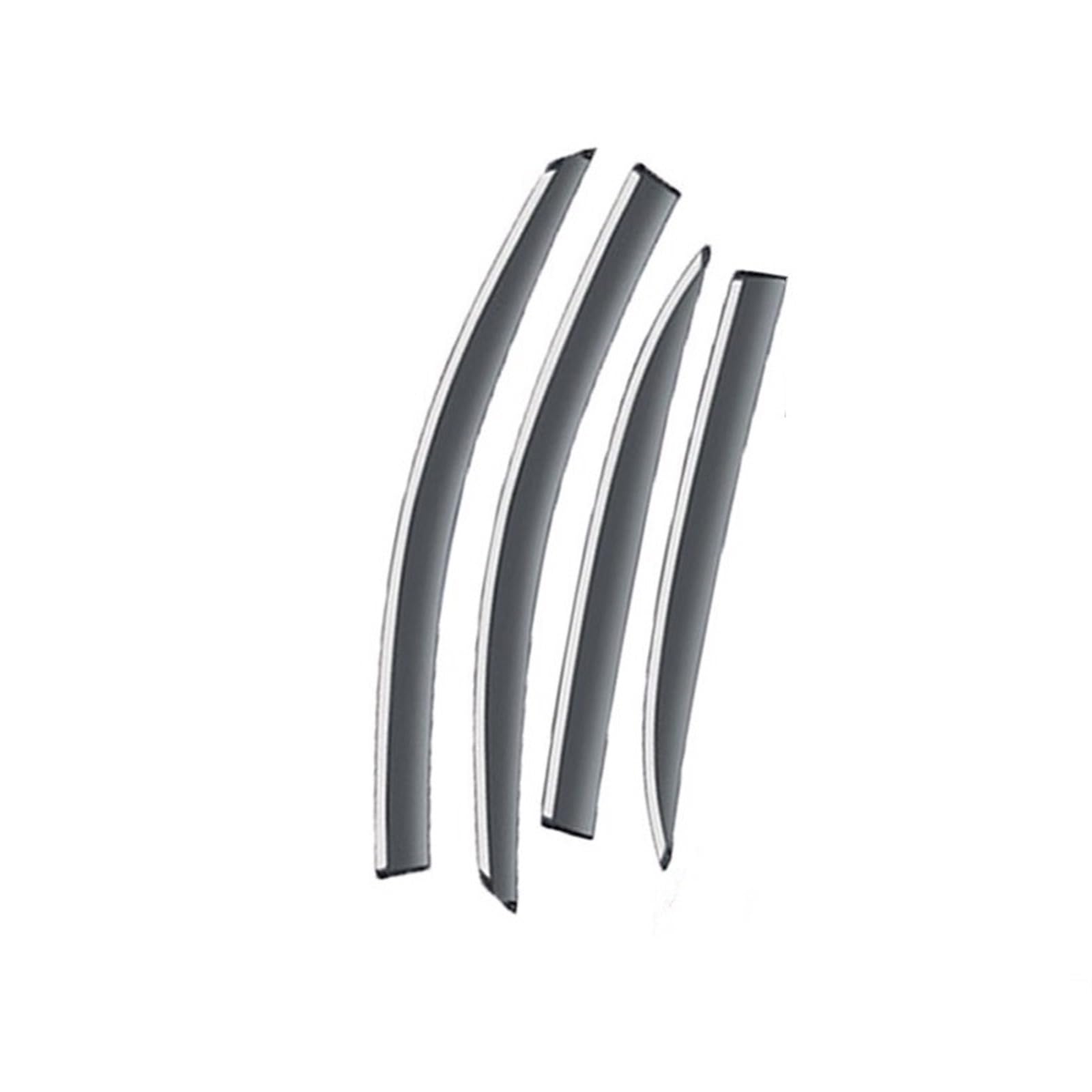 Noheeu One Color Car Window Rain Eyebrow Guards Wind Deflectors Accessories For Ford For Transit For Tourneo 2009-2014