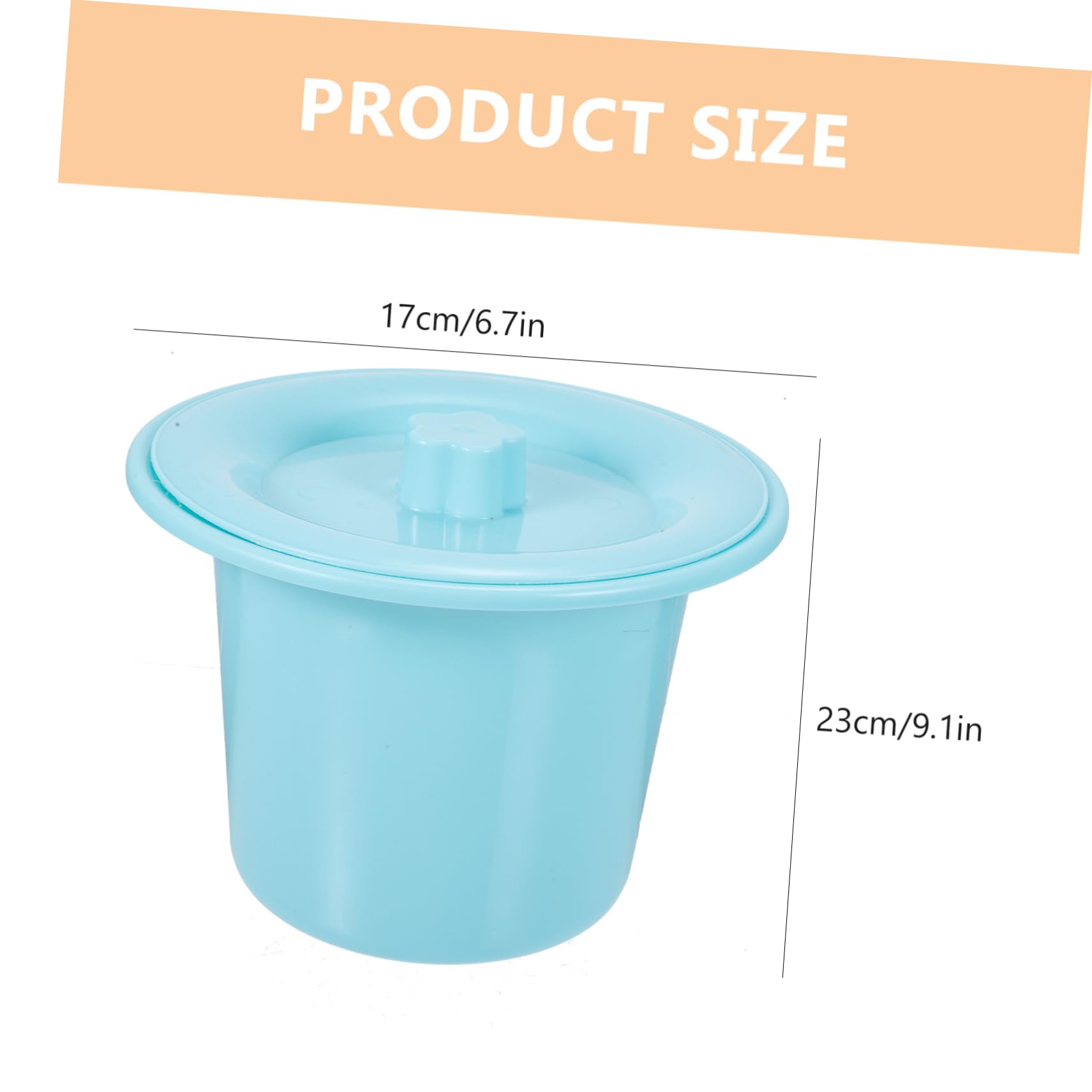 SOESFOUFU 2pcs Men's Urinal Portable Toilet Kids Urinal Pot Night Thick Plastic Family Essential Easy Care