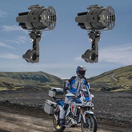 Motorrad Nebelscheinwerfer für BMW R1200GS F800GS F700GS F650FS, 12 V, 40 W, LED Scheinwerferlampen 6000 K, 2er-Pack Ersatz Nebelscheinwerfer