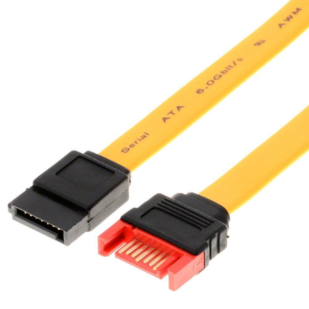 DELOCK Kabel SATA 6 Gb/s 100 cm przedłużacz żółty