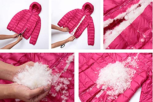 Womens Hooded Down Jacket Lightweight Duck Down Puffer Jacket Packable3