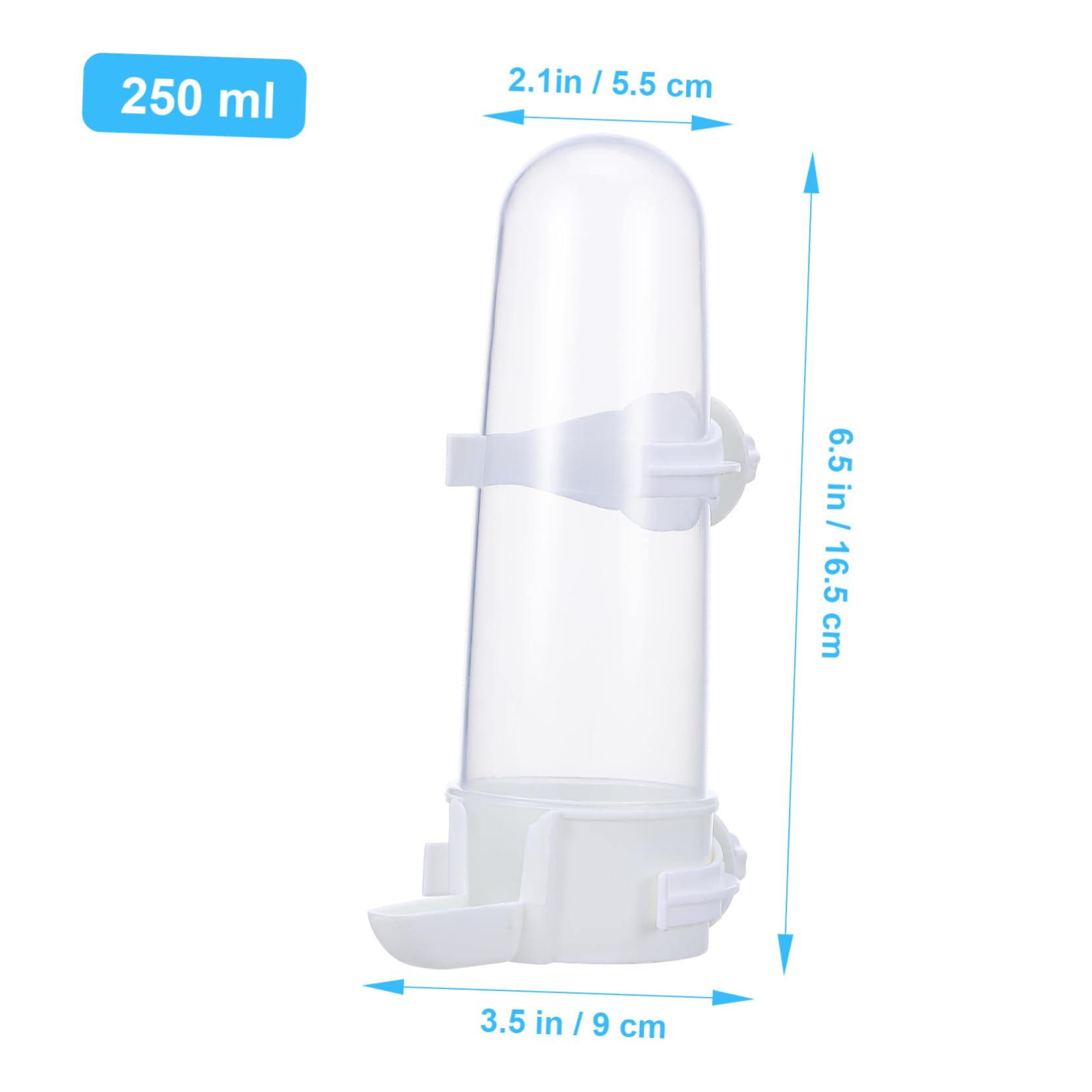 BESPORTBLE 2pcs Bird Feeder Water Dispenser Automatic Bird Cage Accessories Easy to Install Safe and Reliable Feeding
