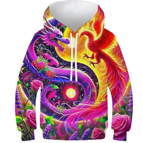 Sweat à capuche enfant graphique pour le collège et les sorties entre amis