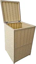 Cesto de Roupas Organizador Multiuso Versátil e Elegante 35X35 (PALHA)