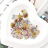 JHGCVX 320 Pcs Small and Cute Rilakkuma Mini Paper Stickers, DIY Decorative Stickers,Very for Photo...