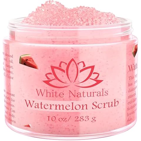 Watermelon Scrub, Organic Salt Bath Scrub Cover