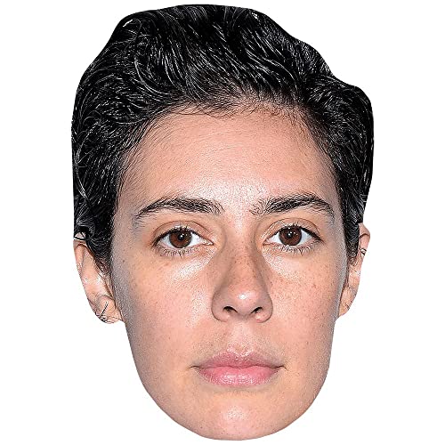 Roberta Colindrez (Black Hair) Mascaras de personajes famosos, caras de carton