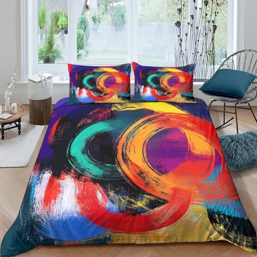 Housse de couette 3D moderne respirante avec fermeture éclair - 4