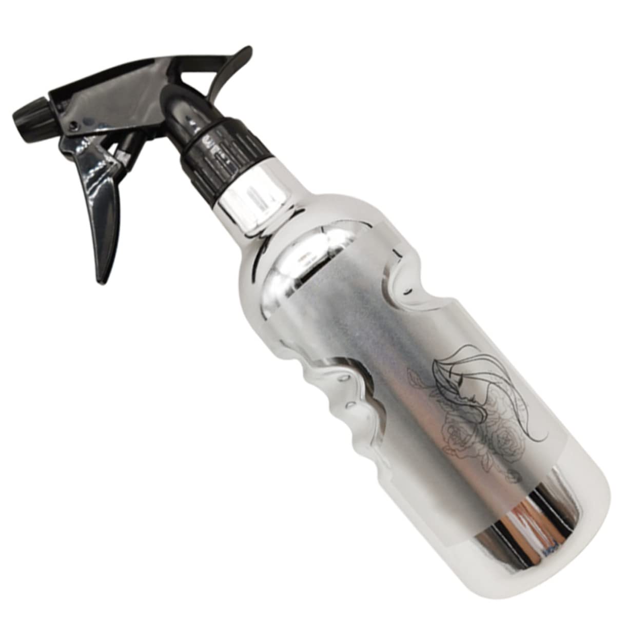 Cabilock 5stücke Barbershop Sprühflasche Für Hairstyling Multifunktionale Sprühflasche Hochwertigem Material Für Friseursalons Und Heimgebrauch Verstellbare Nebelzerstäubung Silbernes
