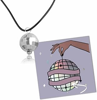 Singer Inspired Necklace Mirrorball Necklace for Music Lover Song Inspired Fans Gifts Singer Fan Gift Music Lover Merchandise