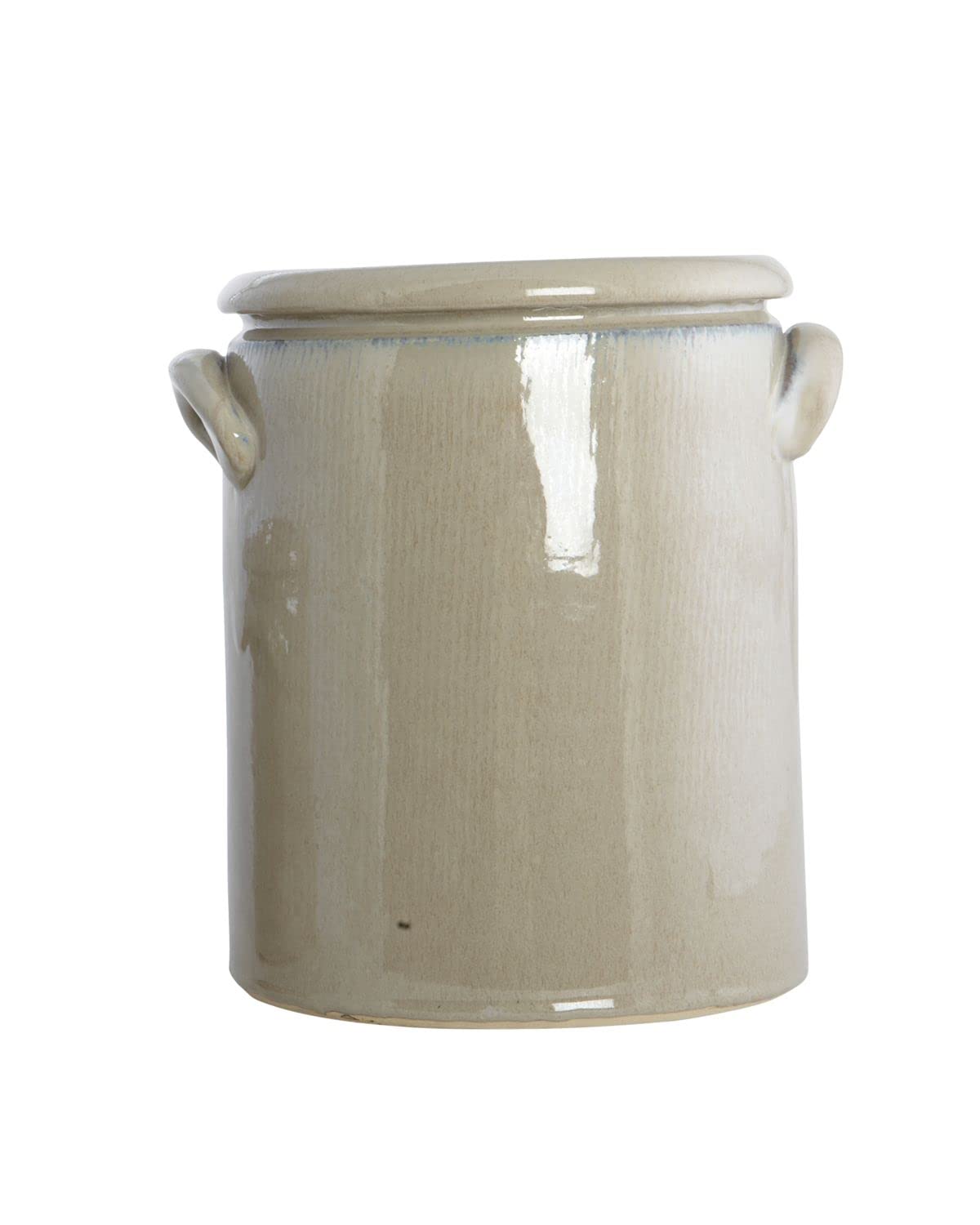 House Doctor Blumentopf, Pottery M, Sand, Dm: 19/22 cm, h.: 24 cm, Glas, 22 x 22 cm Dp0234